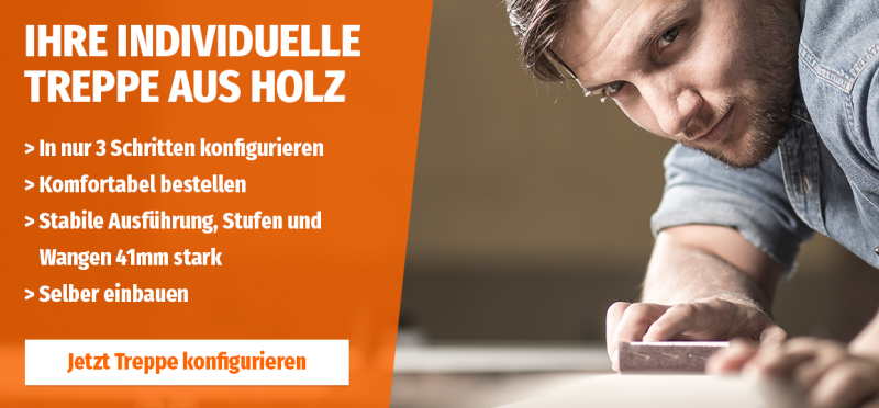 Jetzt Treppe konfigurieren!